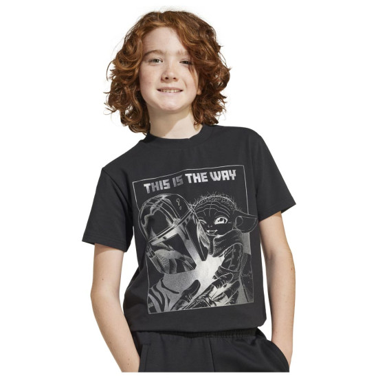 Adidas Παιδική κοντομάνικη μπλούζα Star Wars Mandalorian Graphic Tee